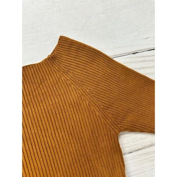 EUC Ett:Twa By Anthropologie L'Opera Off Shoulder Elbow Sleeve Sweater Size S - Picture 6 of 11